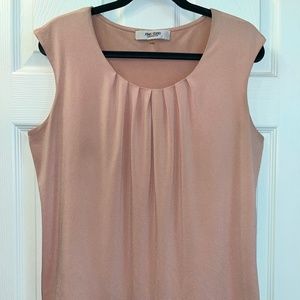 Jones Studio, Large, Peach Sleeveless Tunic